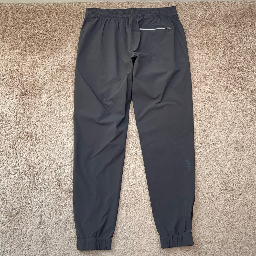 STIO PTV Women’s Activewear Ankle Zip Pull-On Jogger Pants in Gray Size Large - Picture 4 of 16